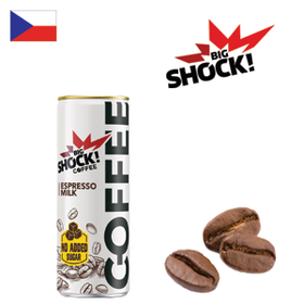 Big Shock! Coffee Espresso Milk No Added Sugar 250ml CAN