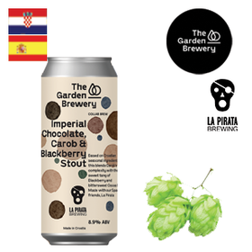 The Garden Brewery / La Pirata - Imperial Chocolate Carob & Blackberry Stout 440ml CAN